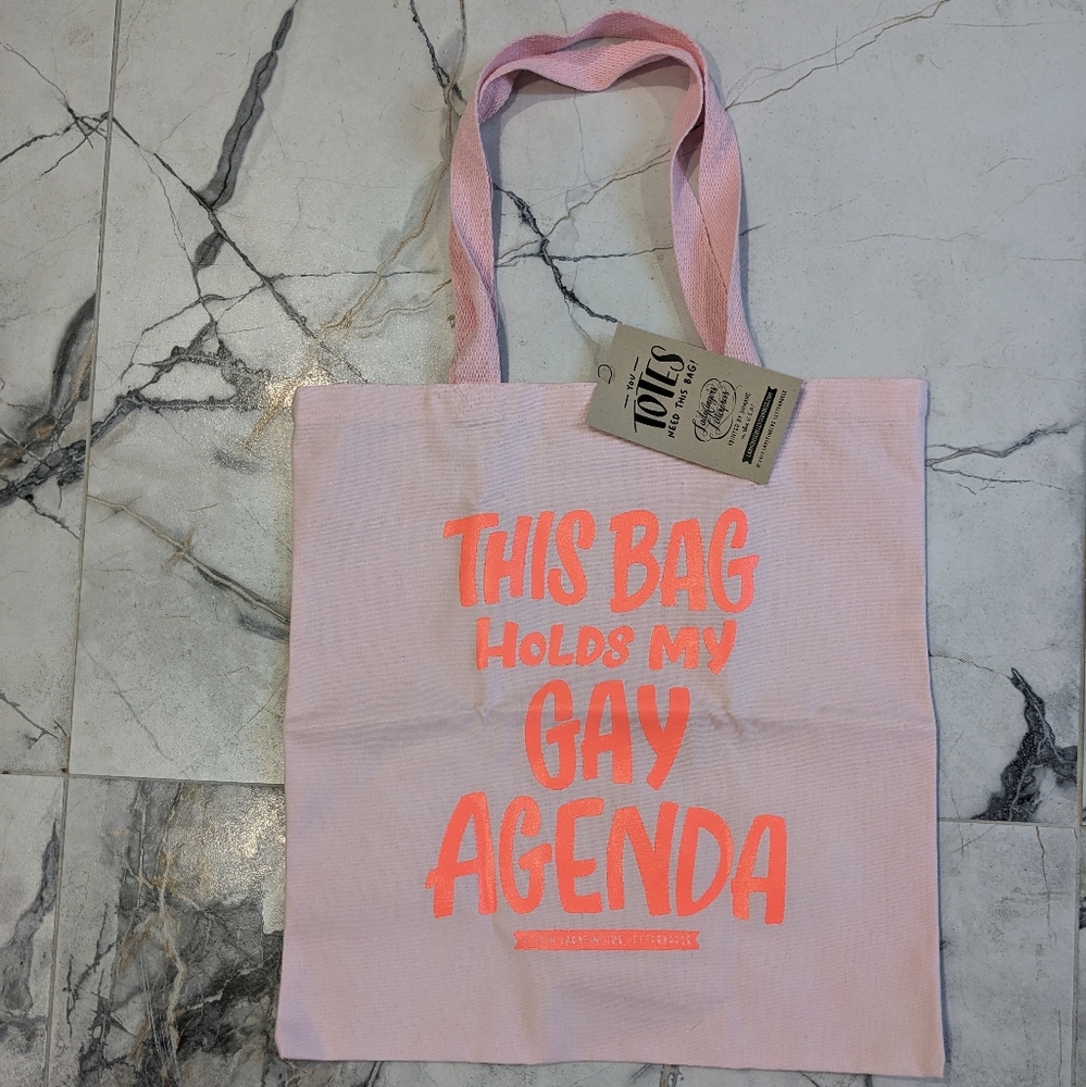 This Bag Holds My Gay Agenda Tote bag